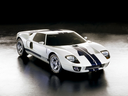 ford gt40 concept - sporty, white, ford, concept