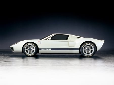 ford gt40 concept - sporty, white, ford, concept