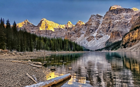 Banff Nat'l. Park, Alberta, Canada - Reflection, Mountains, Banff, Canada