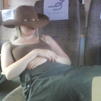 Tired Cowgirl