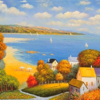 Beautiful Seaside Painting