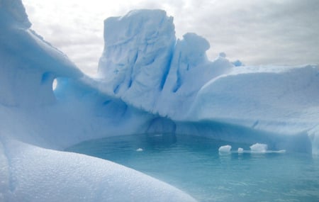 Antarctica Iceberg  - landscap, nature, mountain