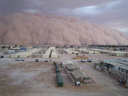 Sand Storm Iraq - landscap, nature, mountain