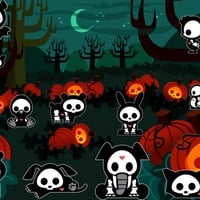 skelanimals for halloween