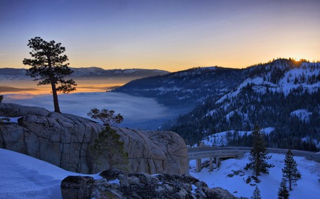 Winter mountain - landscap, nature, mountain