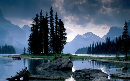 Lake reflection - landscap, nature, mountain