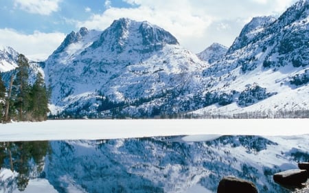 Mountain  and sky - landscap, nature, sky