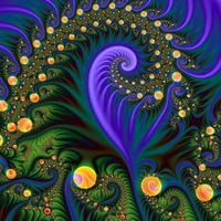 Purple and Green Fractals