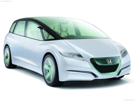 Honda Skydeck Concept (2009) Front - 2009, white, sketch, skydeck, amazing, car, honda, front, concept