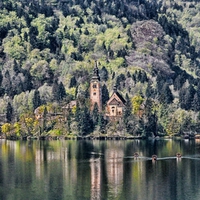 The church in the lake