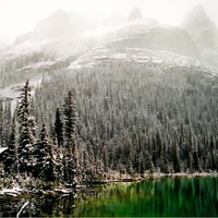 Clearing Summer Storm over Lake Ohara