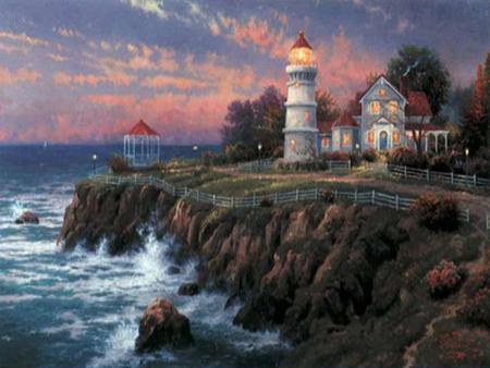 VICTORIAN-LIGHTS - sea, ocean, nature, lighthouse