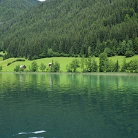 Lake Weissensee in Carinthia Austria.