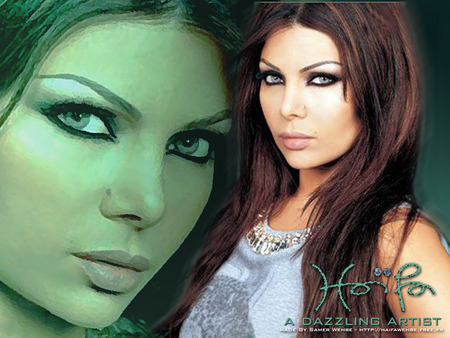 haifa-H - pretty, girl, beauty, green