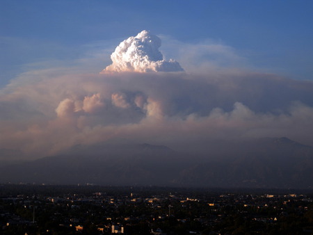 Mushroom Cloud over LA - mushroom, cloud