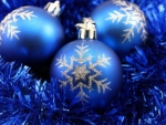 Blue Christmas decors