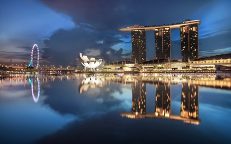 Singapore - singapore, modern, amazing, river