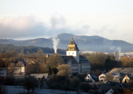 Grafschaft Germany - village, view, houses, abstract, church, photography, countryside, house