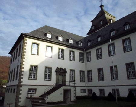 Grafschaft Abbey Germany - clouds, abstract, blue, photography, architecture, ancient, cloud, cloudy, sky