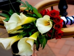 White Calla flower bouquet