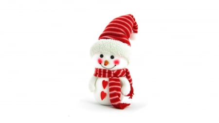 â™¥ Cute SNOWMAN :) - snowman, winter, cute, snow