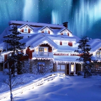 Santa's home in the North Pole