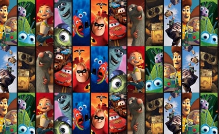 Pixar films - pixer, combo, funny, animation