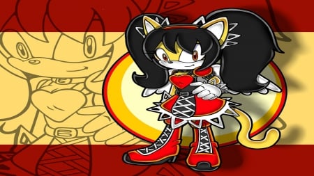 Honey the Cat from Sonic the Fighters - honey the cat, sonic, sonic the hedgehog, sonic the fighters, honey