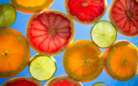 Sliced Fruit - abstract, texture, sliced, fruit