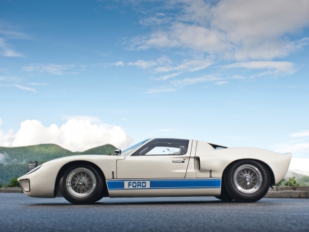 1966 ford gt40 - ford, car, sporty, blue