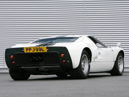 1966 ford gt40 - sporty, white, ford, car