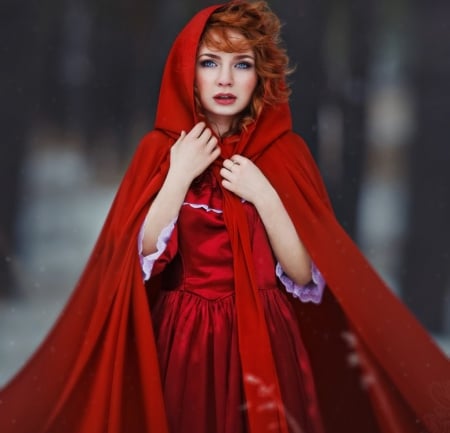 ♥ - lady, red, photography, model, beauty