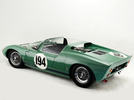 1965 ford gt roadster prototype - roadster, ford, prototype, green