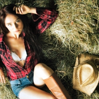 Cowgirl In The Hay Loft