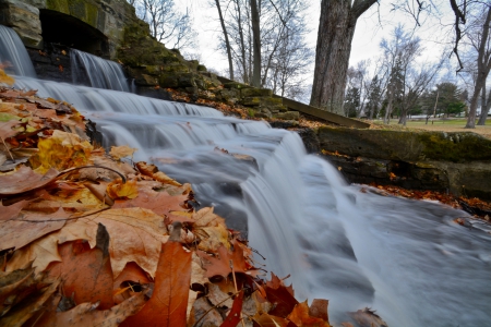 The Flowing Stream - water stream, even flow, pond, the flowing stream, water flow