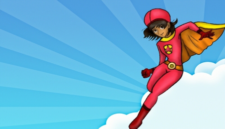 Fly WordGirl - WordGirl, PBS, Becky Botsford, Cartoons, TV Series