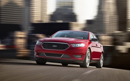 ford taurus sho - city, taurus, red, ford