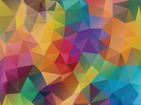 color geometrics - rainbow