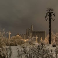 Music Garden in Winter - Toronto City Ontario