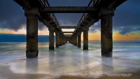 Beach Pier - nature, beaches, ocean, pier