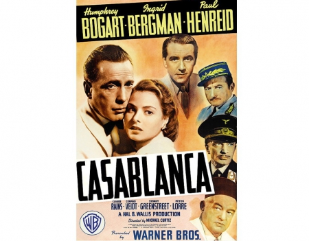 Casablanca - Lorrie, Bergman, Bogart, Casablanca