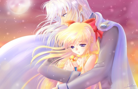 I don't Want 2 Make a Choice - nice, sailor venus, beauty, female, sunset, anime girl, pretty, anime, romance, minako, scene, male, anime couple, couple, girl, lovely, sailor moon, romantic, dawn, beautiful, boy, scenery, sweet, sailormoon, guy