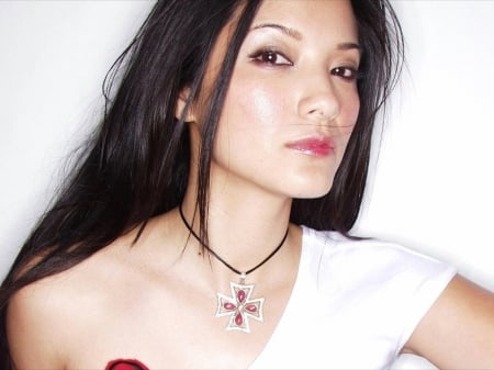 Kelly Hu - actress, kelly, dark hair, hu