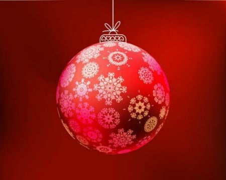 Christmas Ball - ornament, ball, decor, christmas