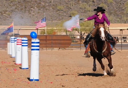 COWGGIRL RODEO - HORSE, COWGIRL, PERFORMER, RODEO