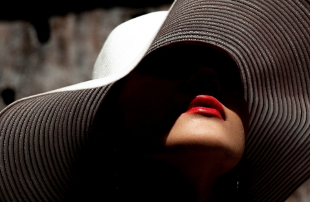 ♥ - hat, beauty, lady, model