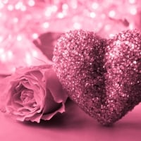 Pink Heart And Roses