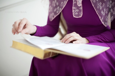 :) - photography, purple, book, lady