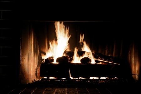 A Crackling fire - fireplace, fire, A Crackling fire, crisp fire, fire photography