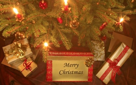 Merry Christmas - decor, lights, gifts, christmas